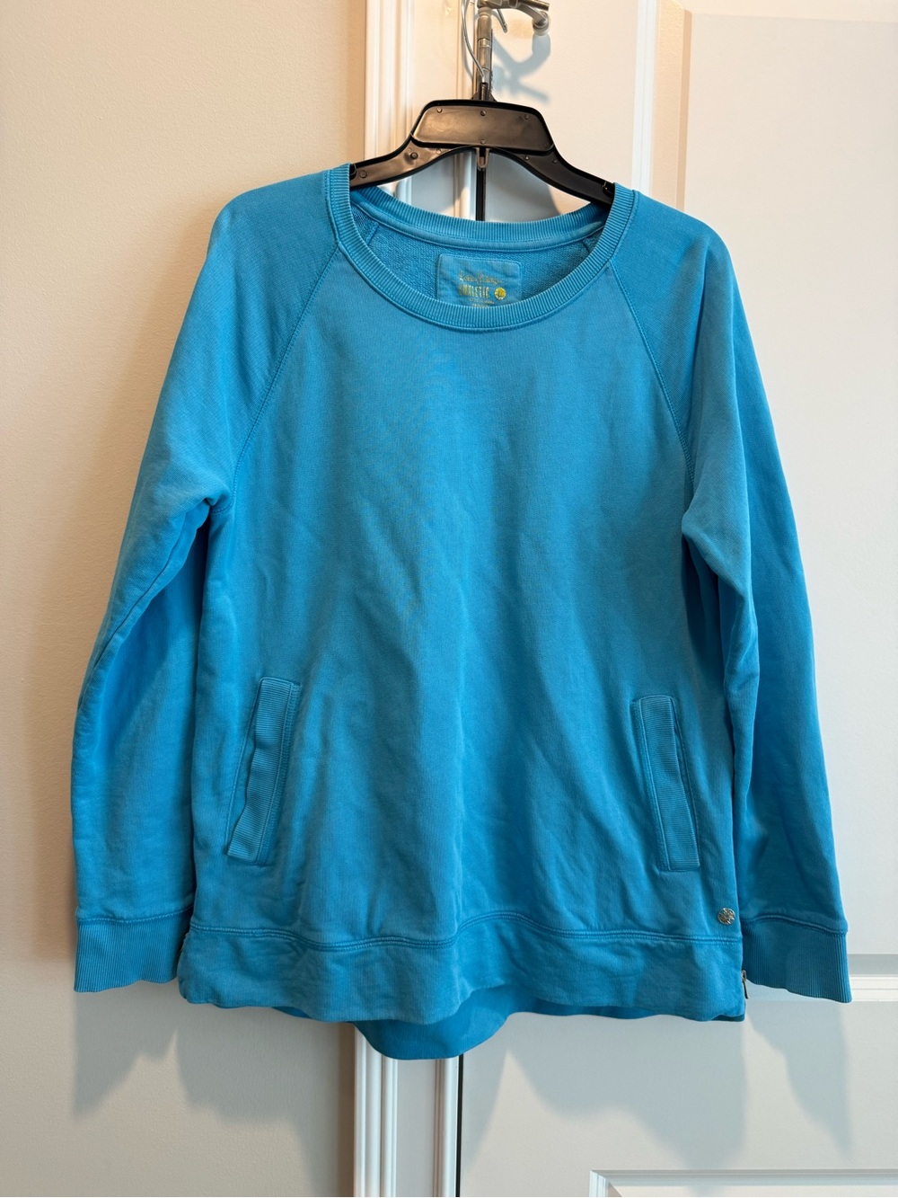 Lilly Pulitzer Bright Blue Crewneck Pullover Sweatshirt